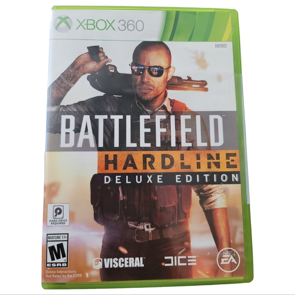 XBOX 360 Battlefield Hardline Deluxe Edition Mature 17+New and Never Used Discs